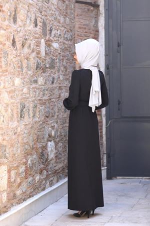 İrem Tesettür Elbise Siyah