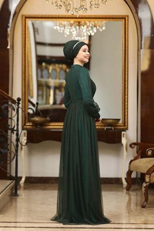 Efsane Tesettür Abiye Zümrüt
