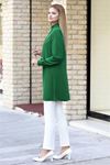 Işıl Double Krep Kumaş Tunik - Yeşil