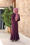 Azra İşlemeli Elbise Gül Kurusu