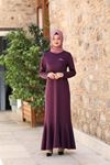 Azra İşlemeli Elbise Gül Kurusu