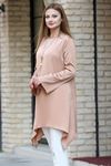 Armin Double Krep Kumaş Tunik - Camel