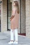 Armin Double Krep Kumaş Tunik - Camel