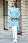 Armin Double Krep Kumaş Tunik - Mint