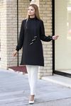 Işıl Double Krep Kumaş Tunik - Siyah