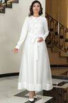 Orkide Abaya Beyaz
