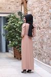 İlay Tesettür Elbise Camel