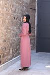 İlay Tesettür Elbise Gül Kurusu