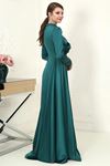 Zen Tesettür Abiye Zümrüt